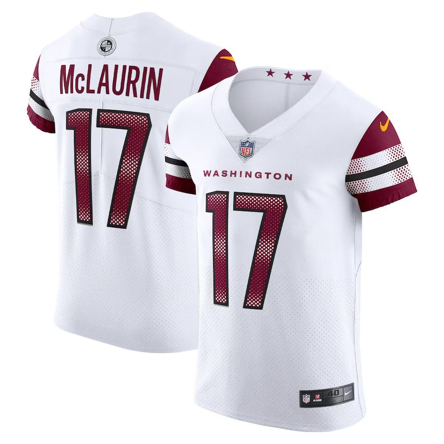 Men Washington Commanders #17 Terry McLaurin Nike White Vapor Elite NFL Jersey->washington commanders->NFL Jersey